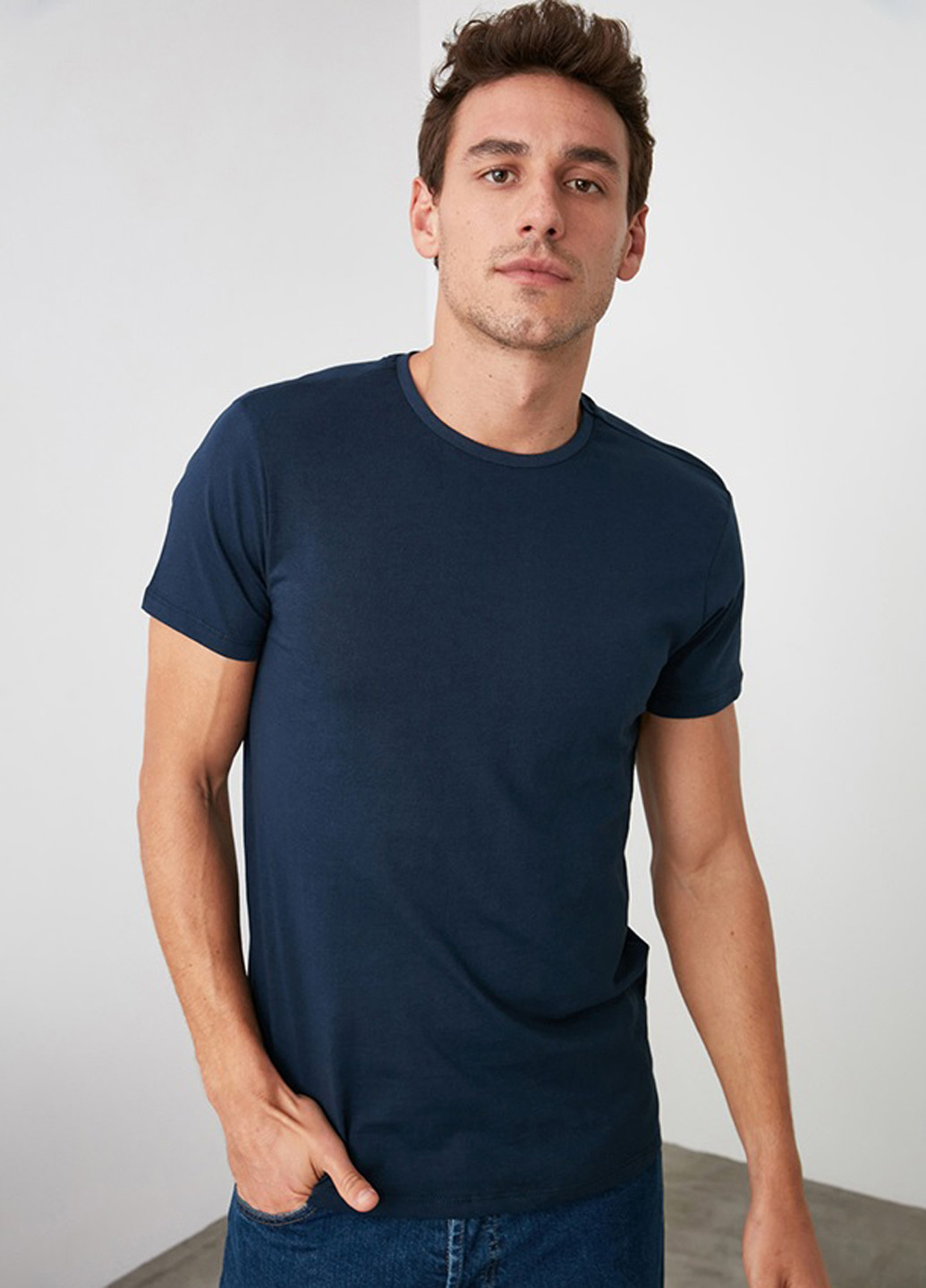 Темно-синя футболка Ei-lo