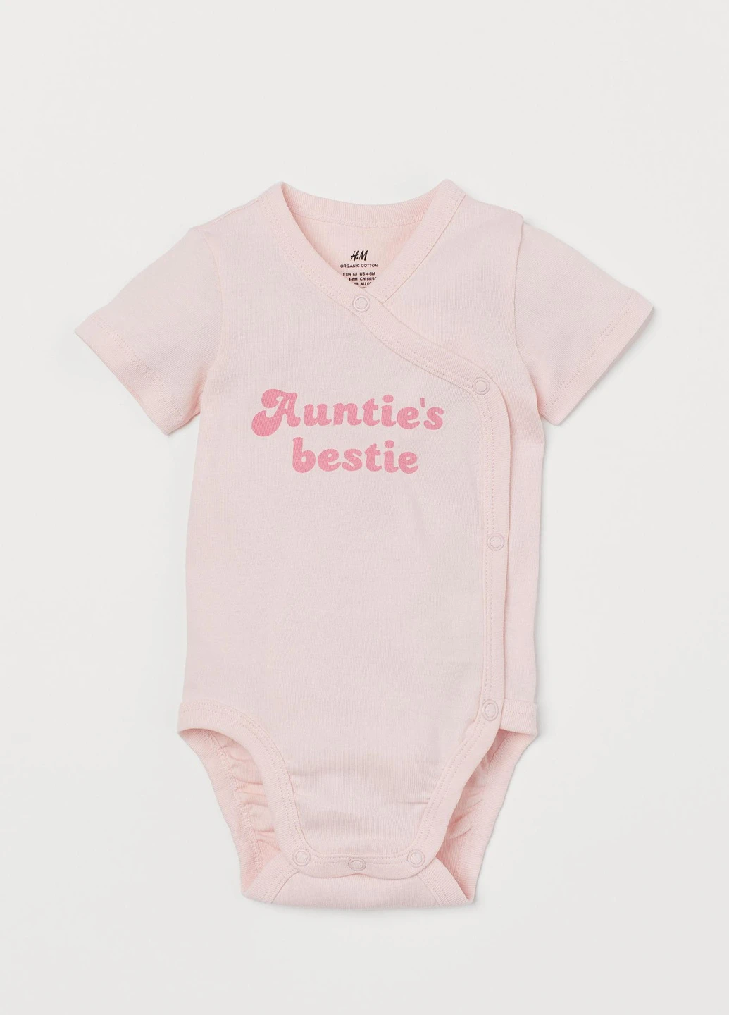 Боді,рожевий з принтом, H&M (254866009)