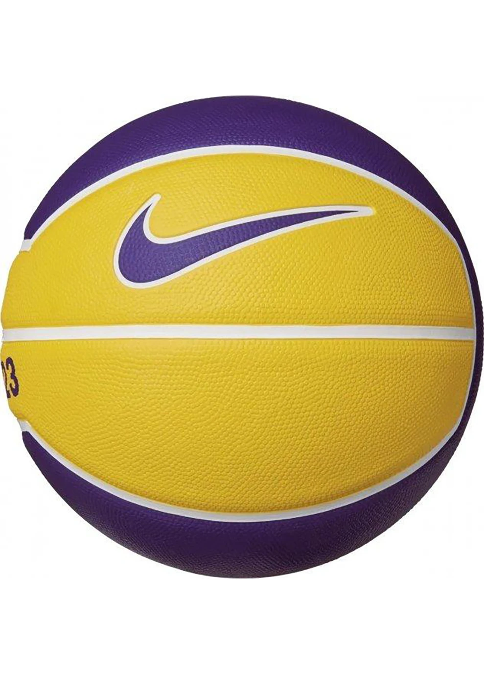 М'яч баскетбольний PLAYGROUND 4P L JAMES Розмір 7 Amarillo/White/White/Field purple N.000.2784.728.07 Nike (253677899)