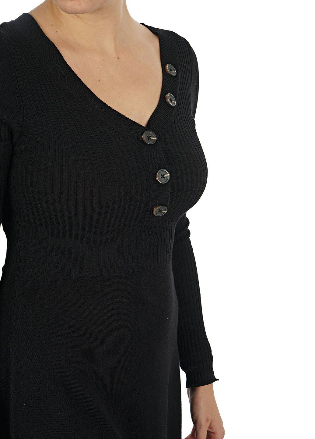 Черное кэжуал платье Only однотонное