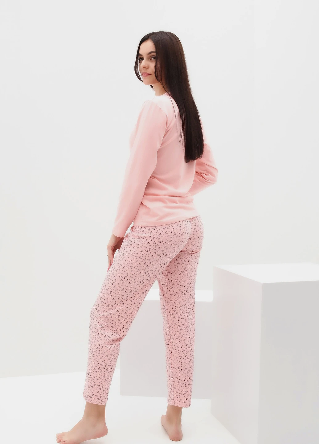 Персиковая всесезон пижама Dalmina