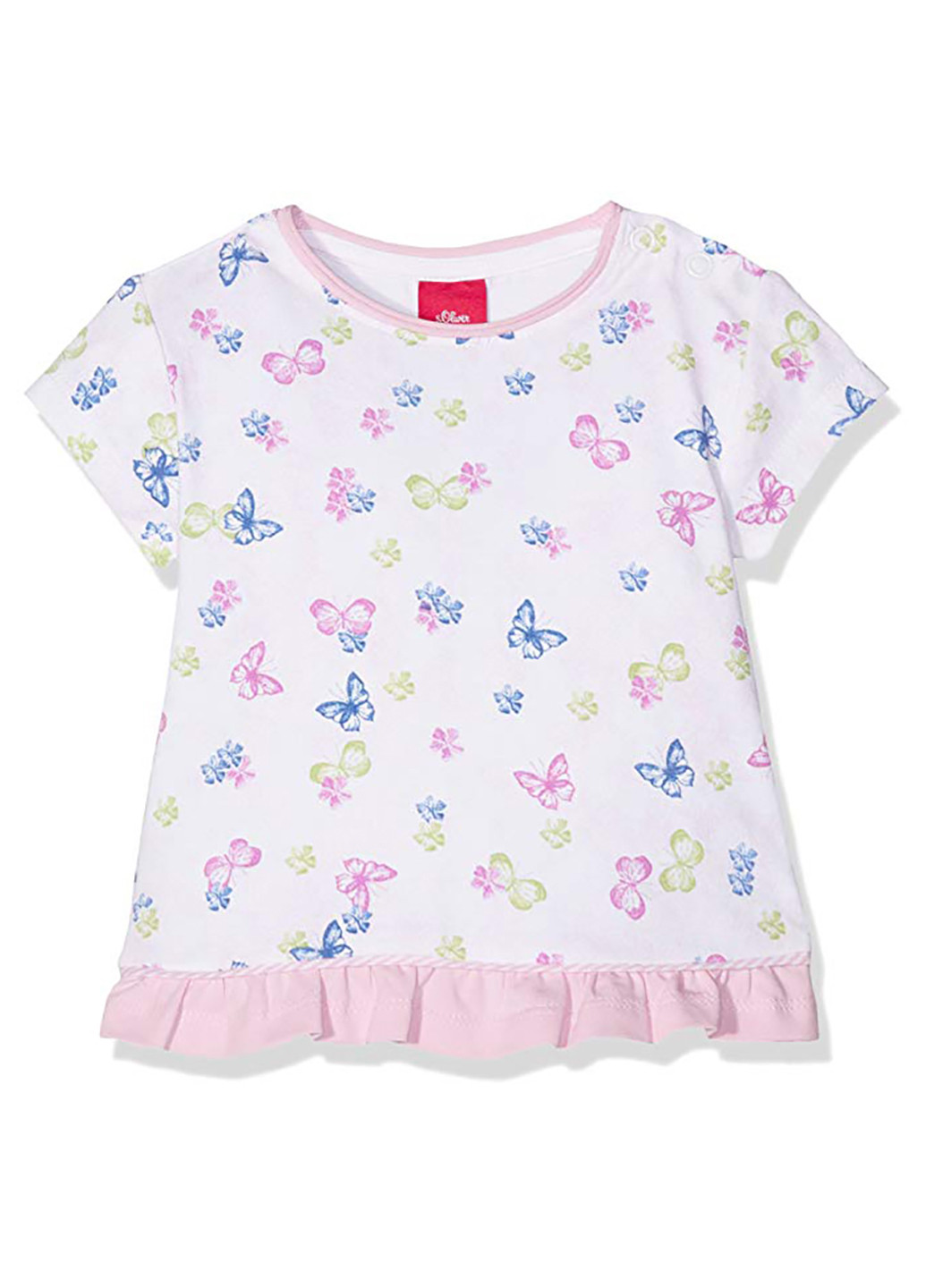 Біла літня футболка S.Oliver