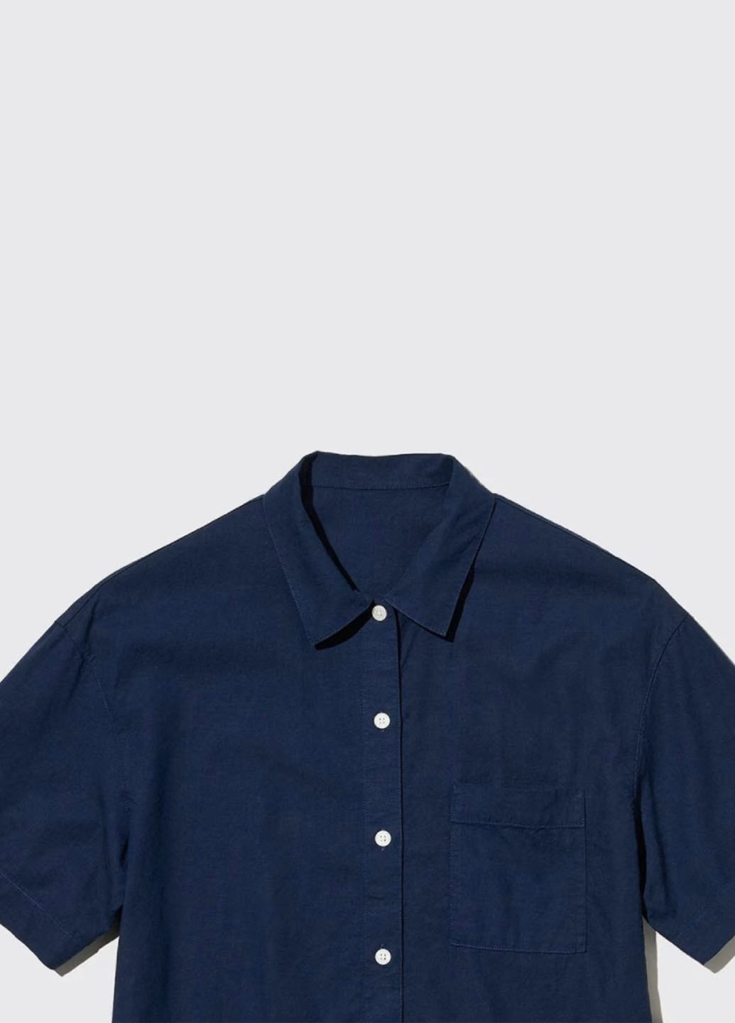 Темно-синя всесезон піжама (сорочка, шорти) сорочка + шорти Uniqlo