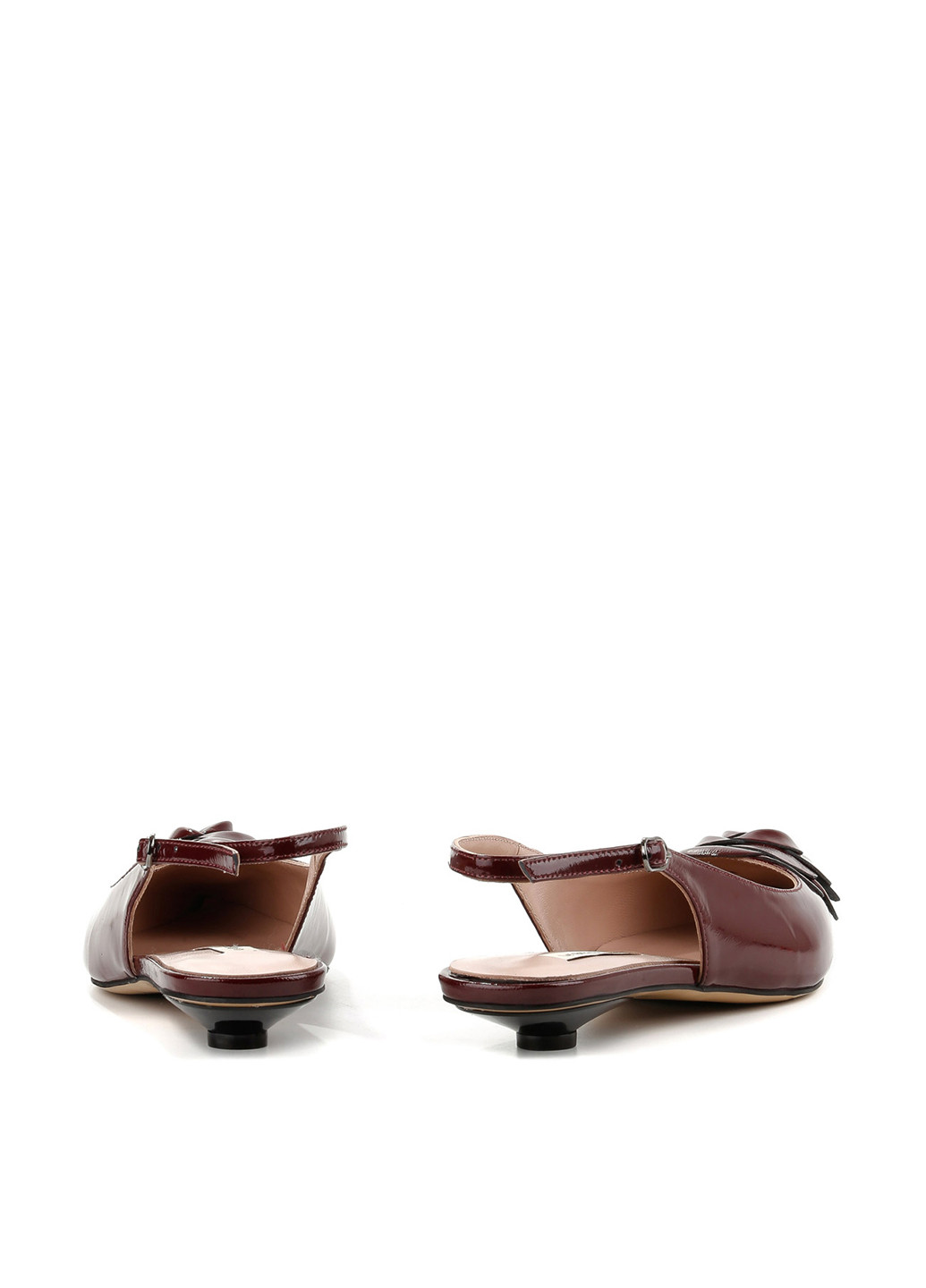 Le'BERDES Туфли слингбеки бордовый з натуральная кожа, украина — лето (360795508)