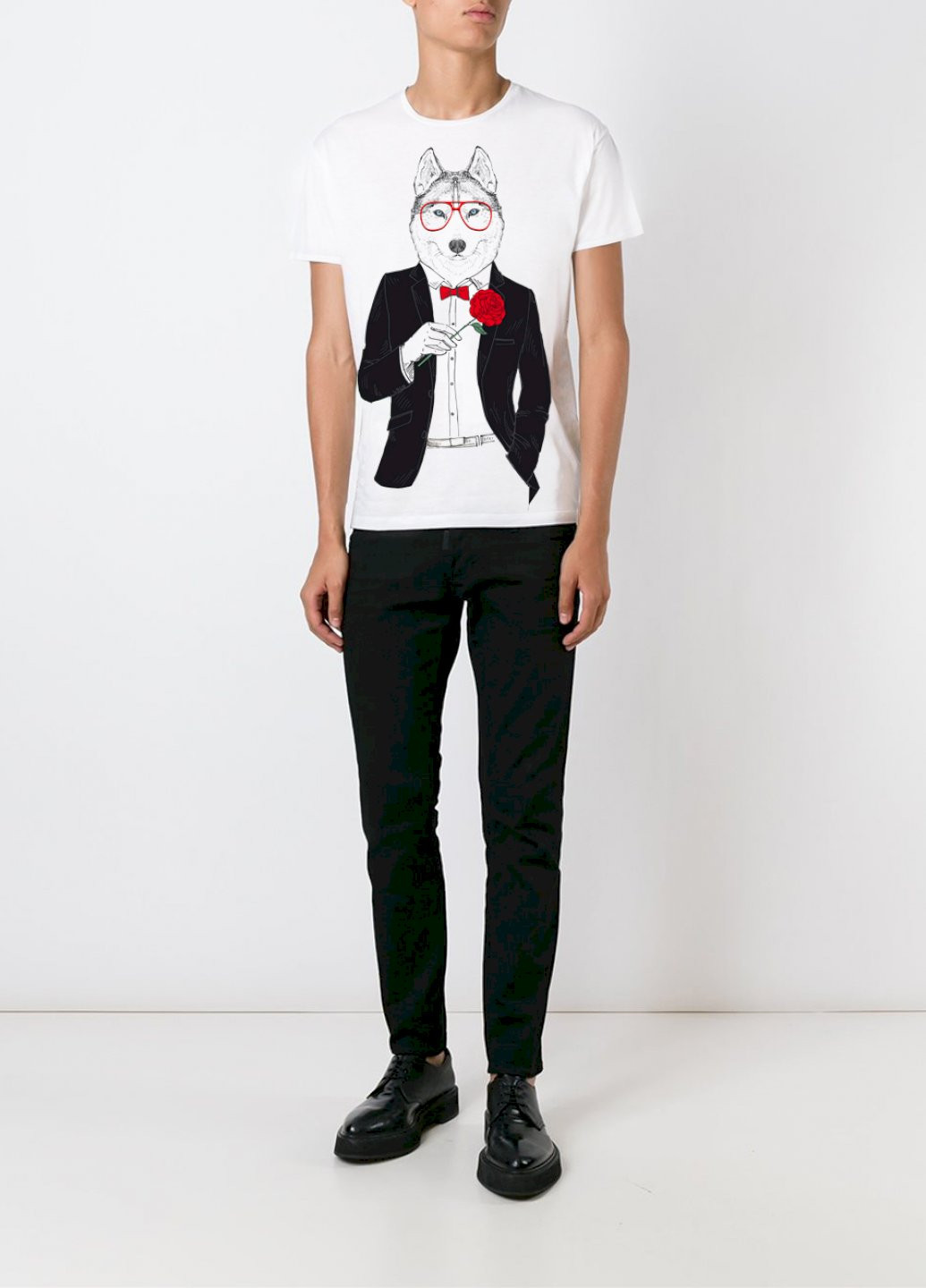 Белая футболка мужская YAPPI