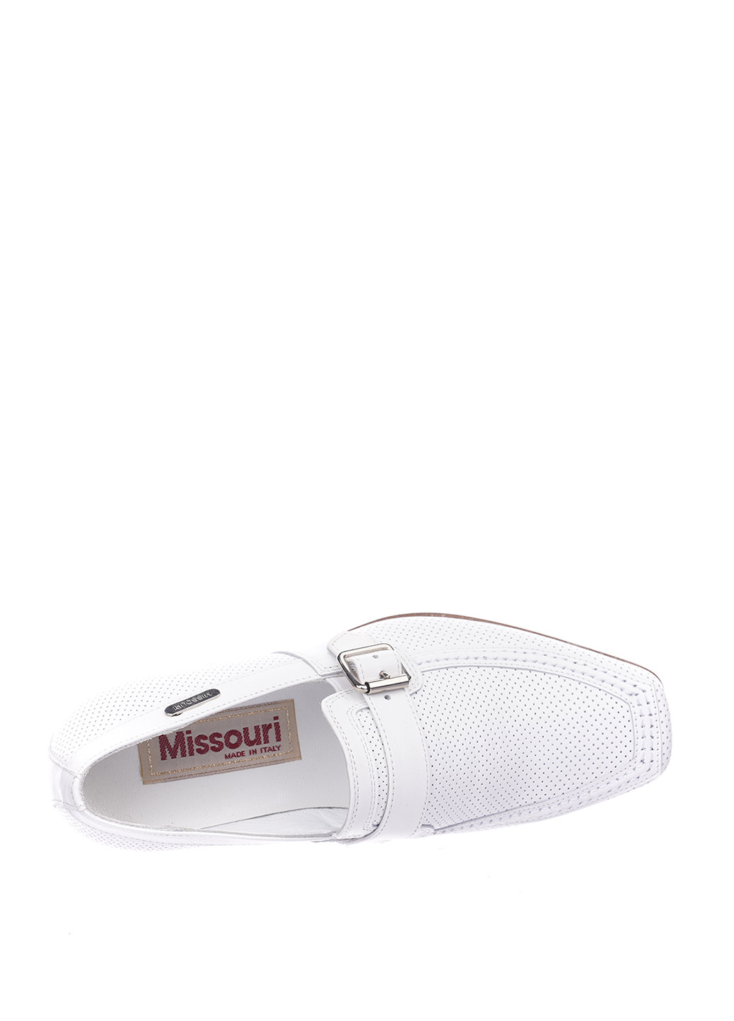 Белые туфли с ремешком Missouri
