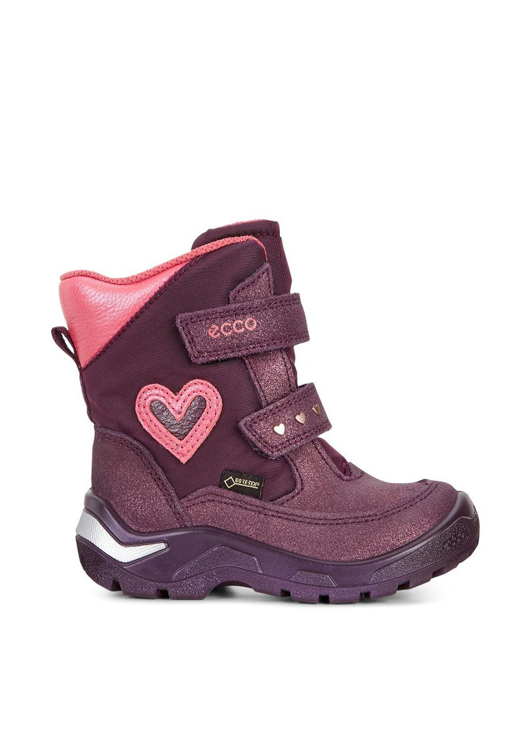 Фиолетовые кэжуал зимние ботинки Ecco