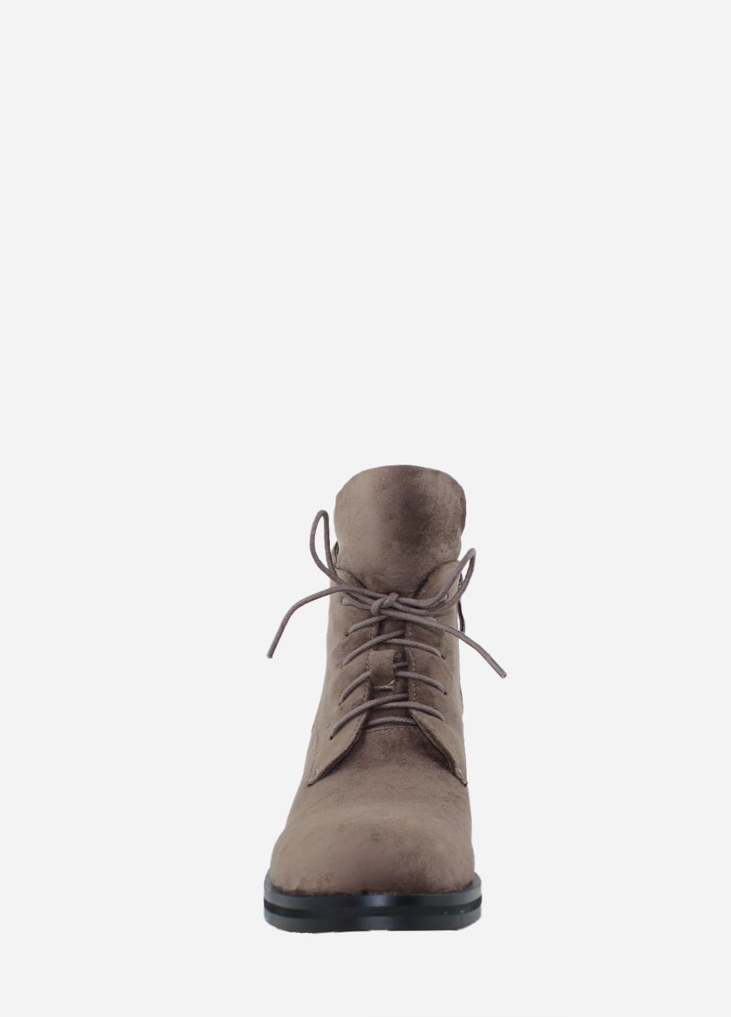 Осенние ботинки rr3867-h1711 т.бежевый Rusi Moni из искусственной замши