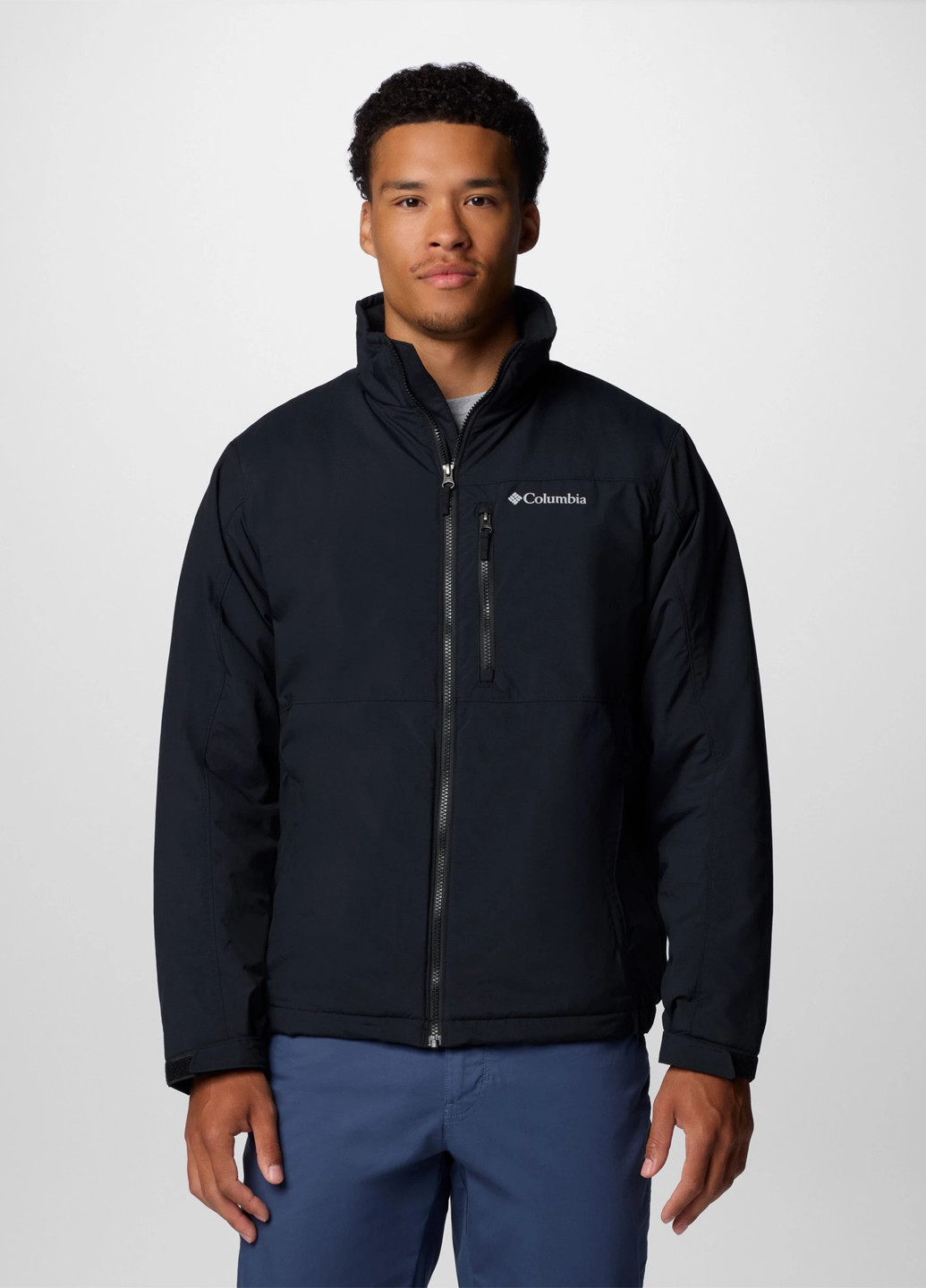 Черная демисезонная куртка Columbia