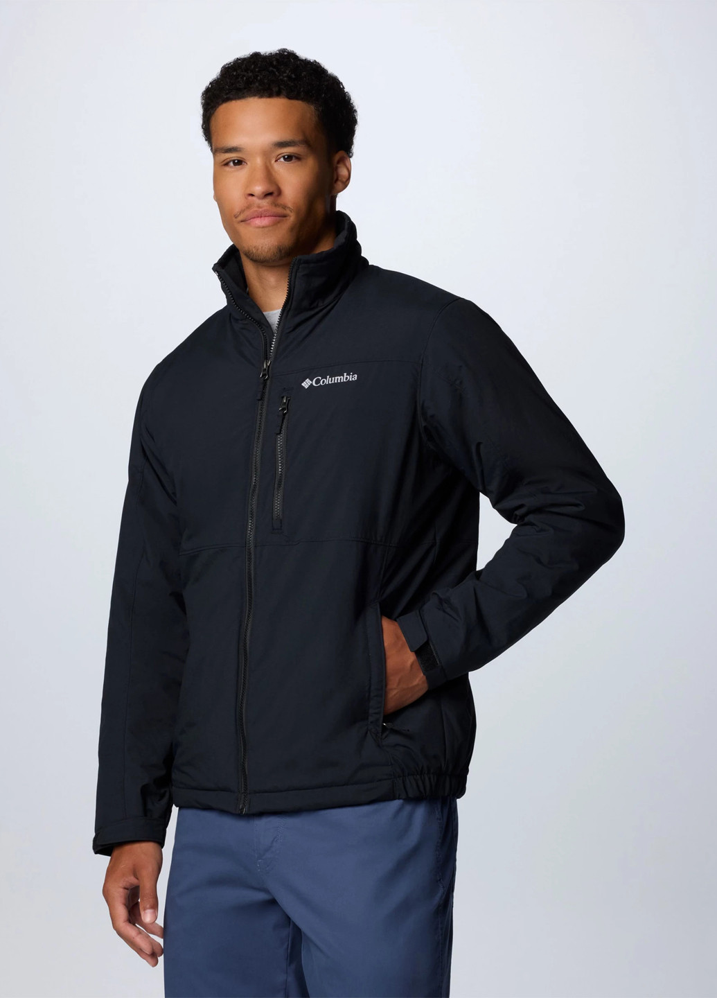 Черная демисезонная куртка Columbia