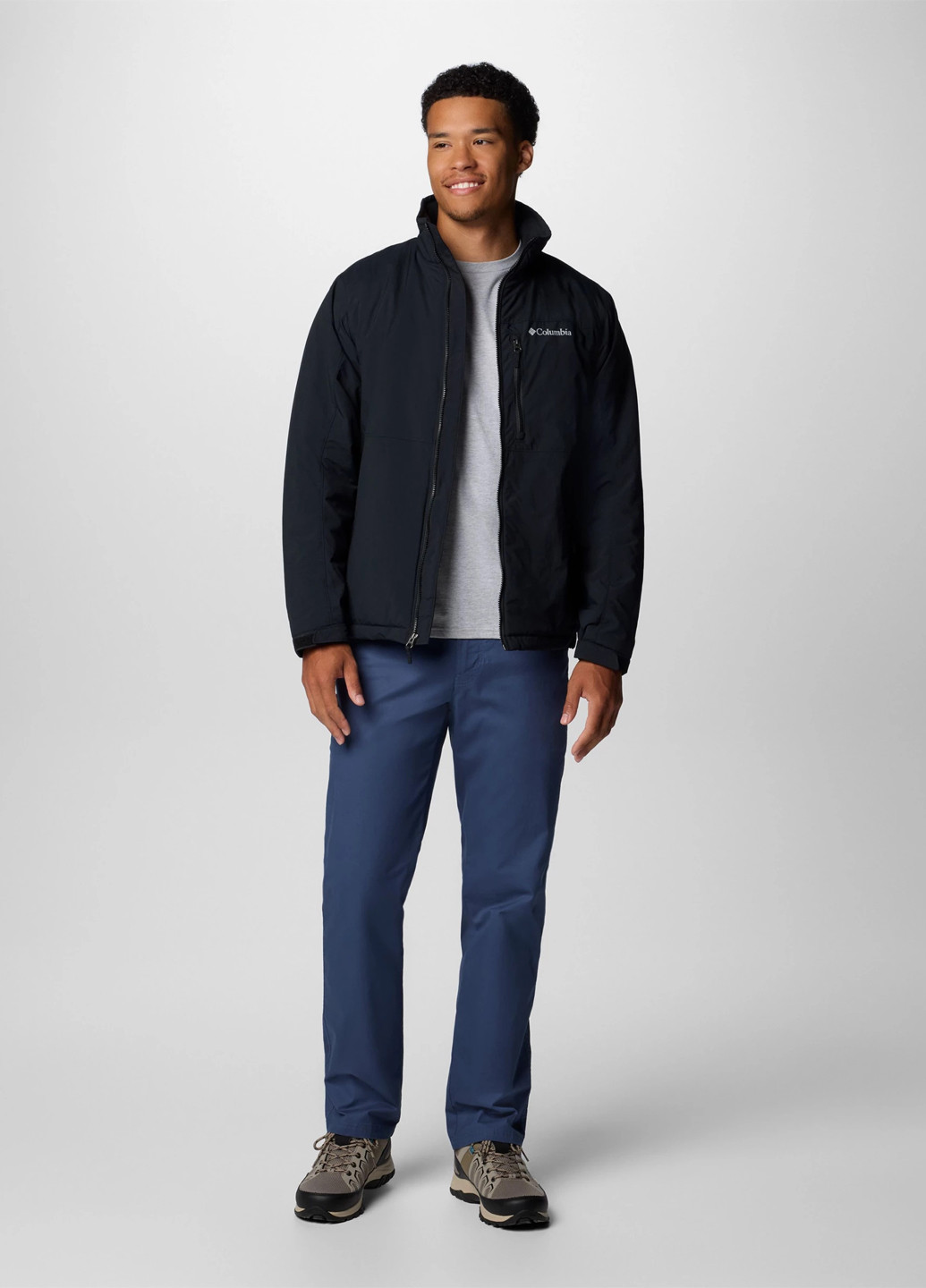 Черная демисезонная куртка Columbia