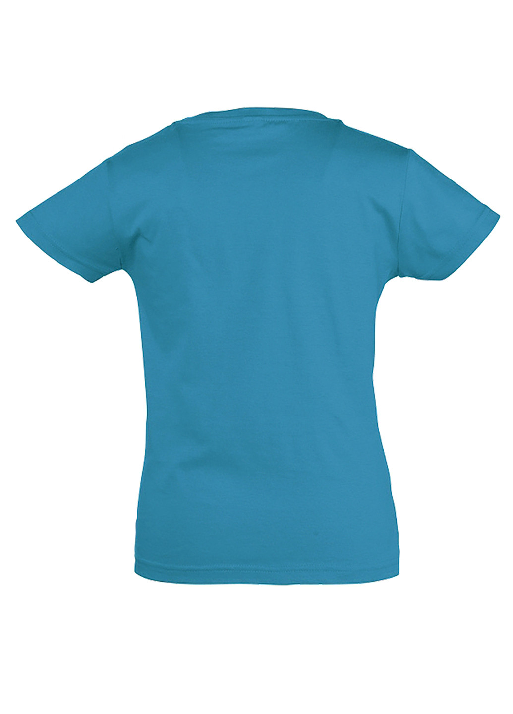 Синяя летняя футболка с коротким рукавом Sol's