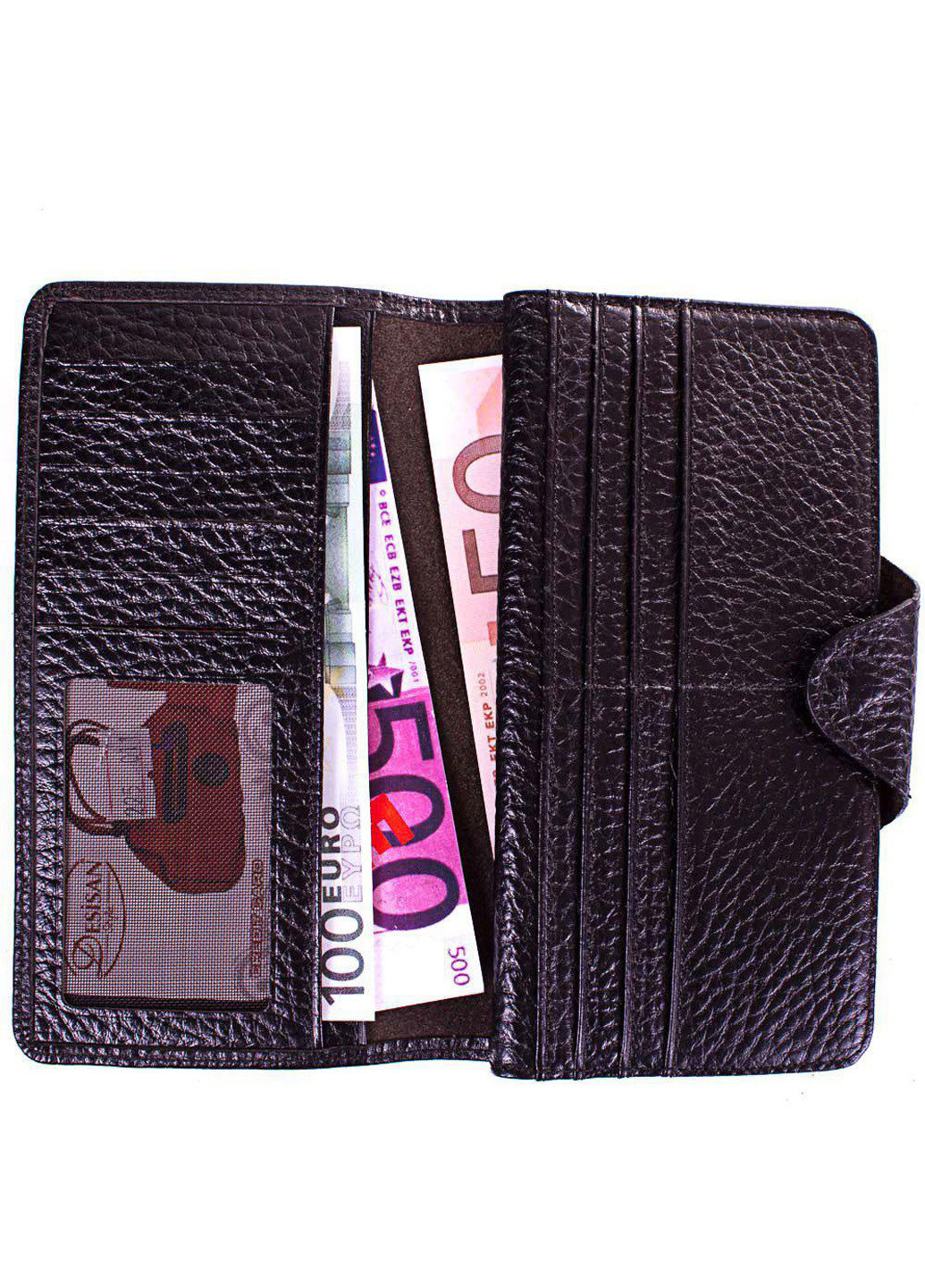 Чоловік шкіряний гаманець 10х18,5х1,5 см Desisan (195771212)