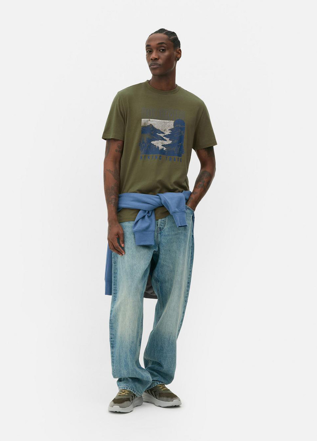 Хакі (оливкова) футболка Primark