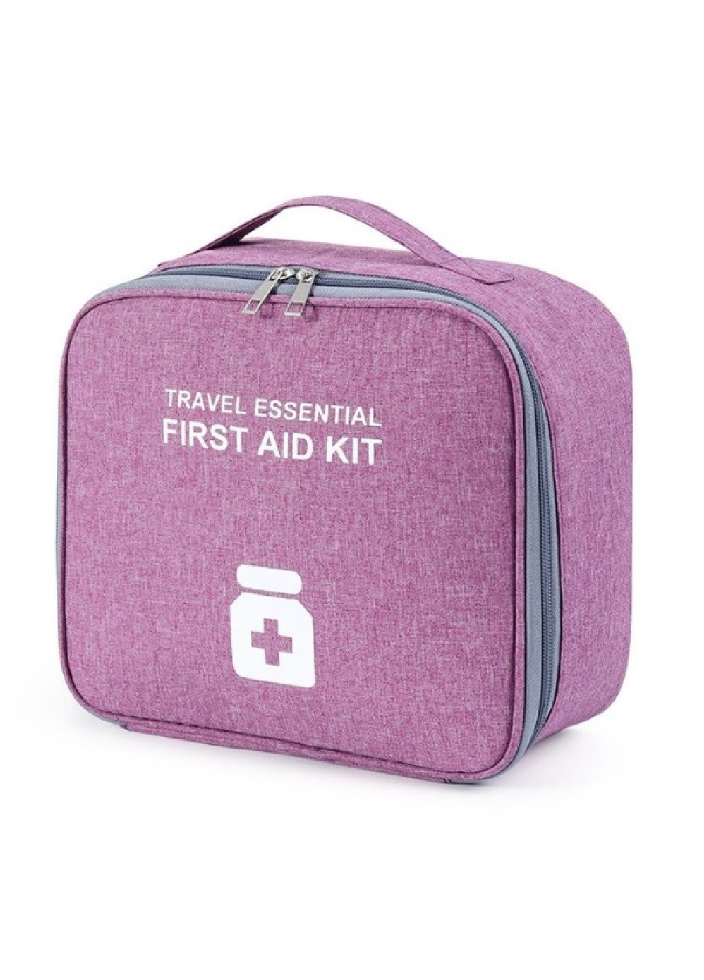 Аптечка сумка органайзер для медикаментів для подорожей для дому 25х22х12 см (473522-Prob) Бузковий Unbranded (255029690)