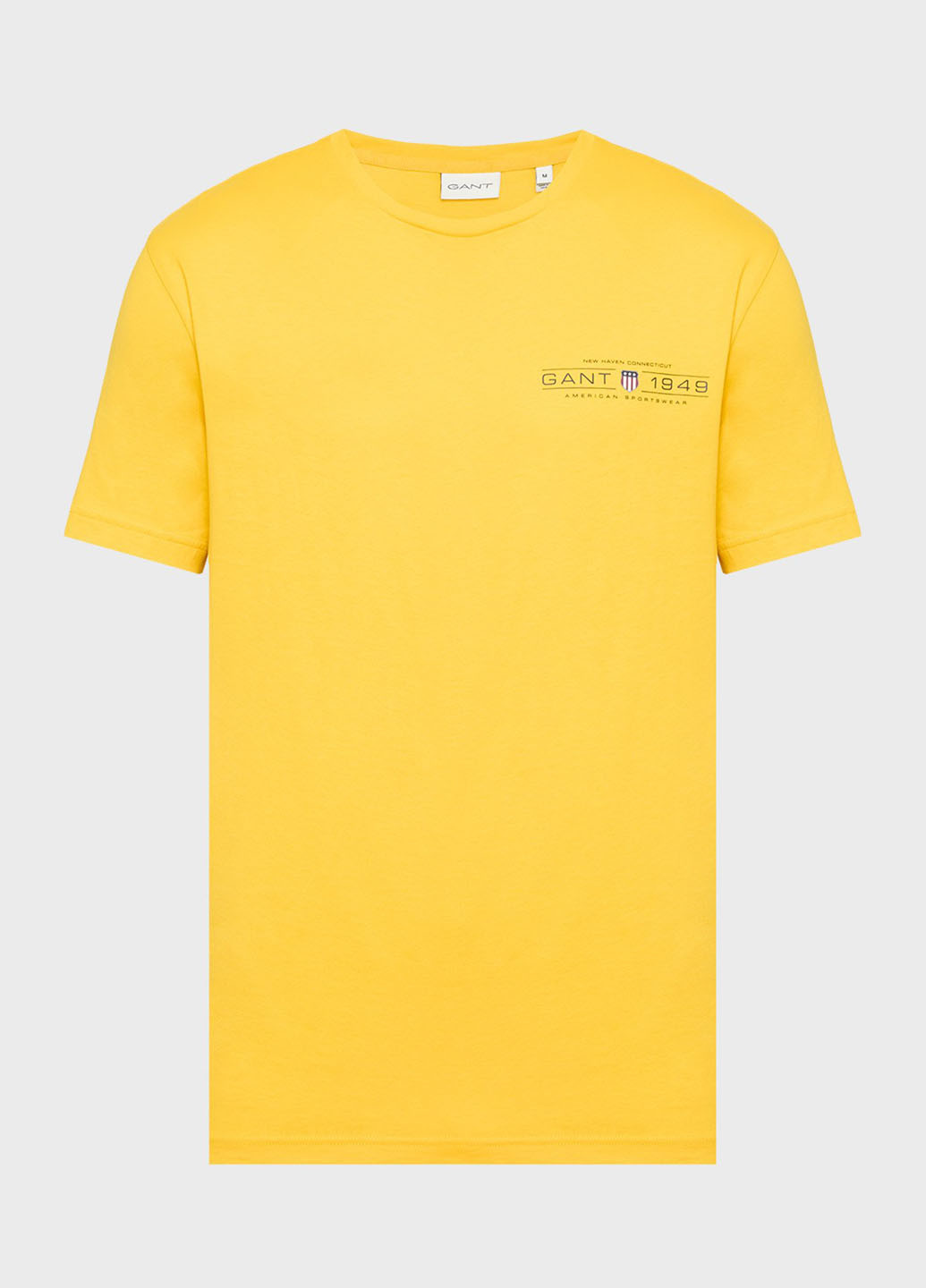 Желтая футболка Gant