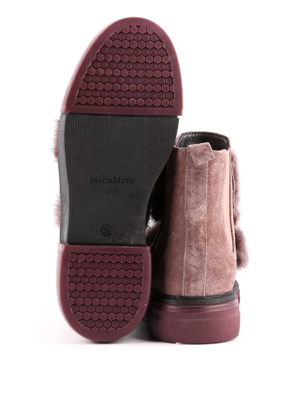 Зимние ботинки челси Maria Moro с мехом из натуральной замши
