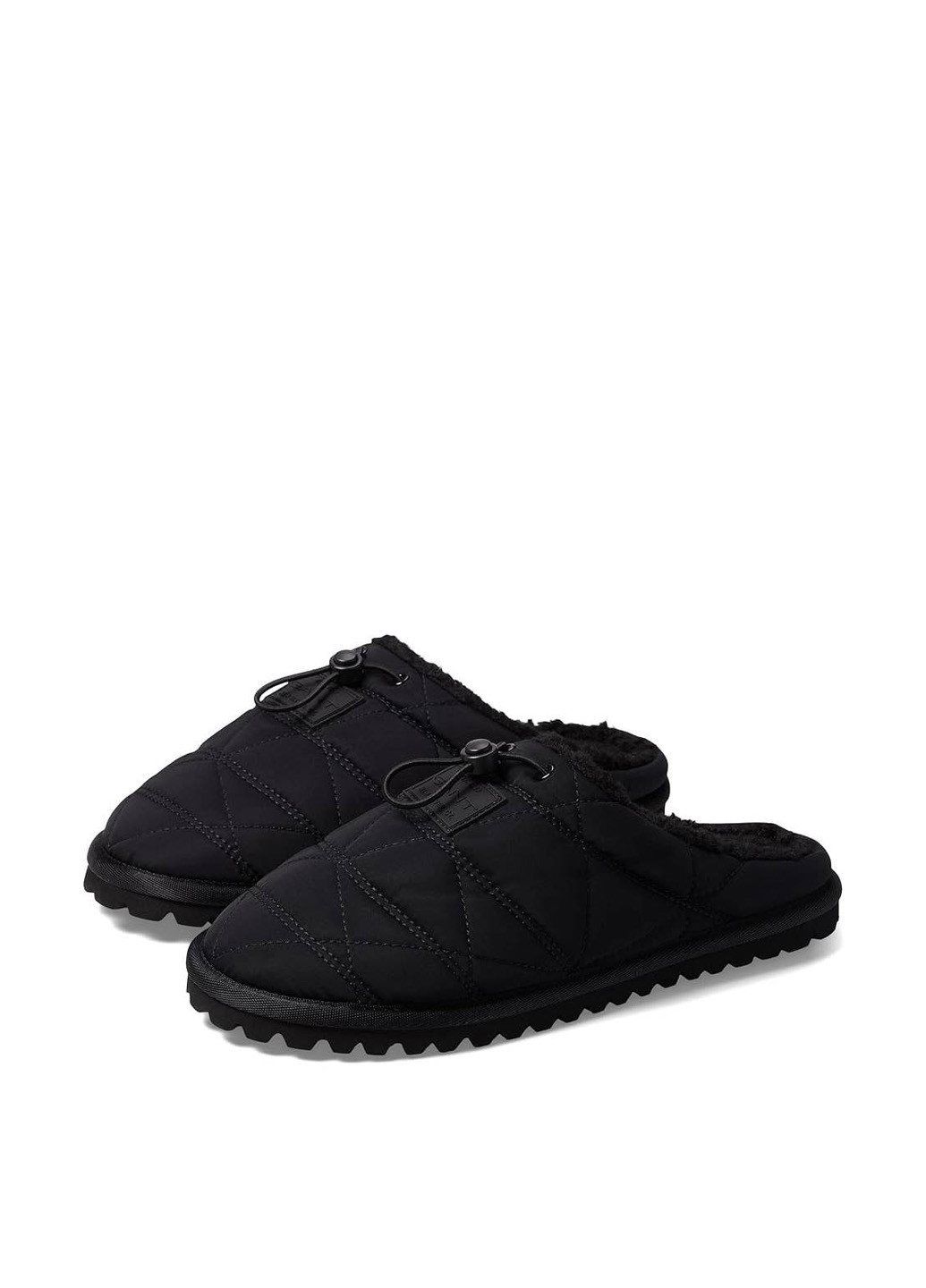 Черные тапочки Gant с логотипом