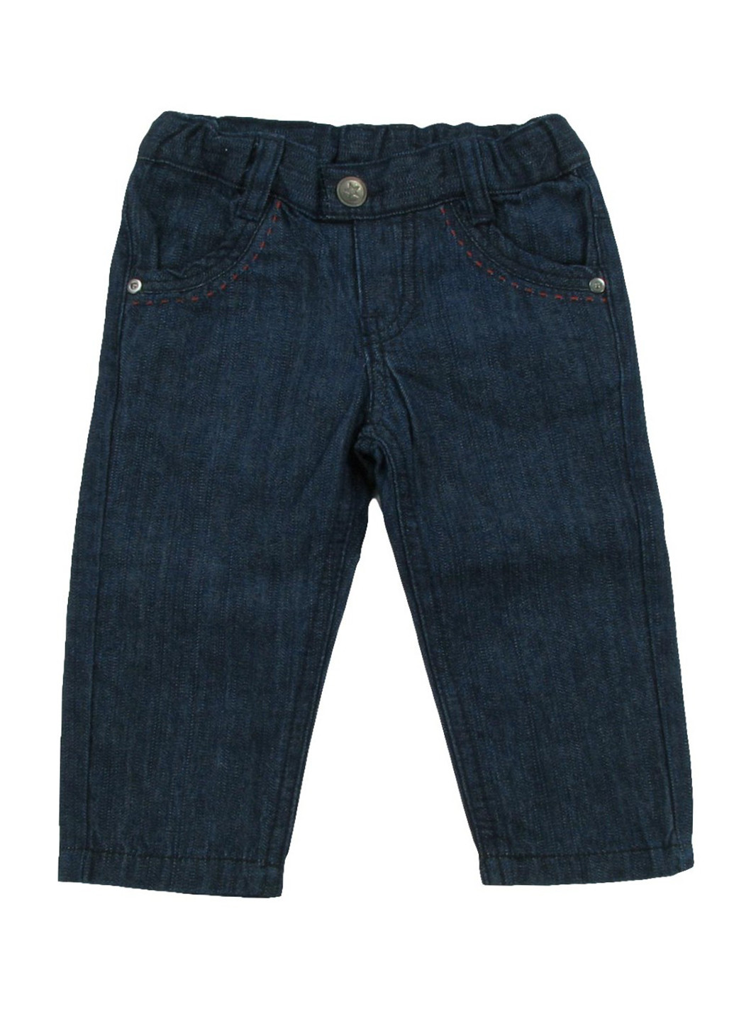 Синие кэжуал демисезонные брюки со средней талией Wojcik
