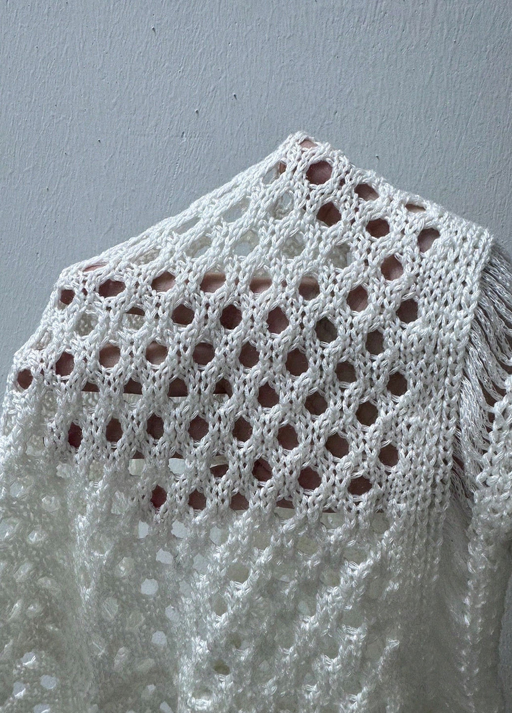 Білий літній комплект (топ, спідниця) SHEIN