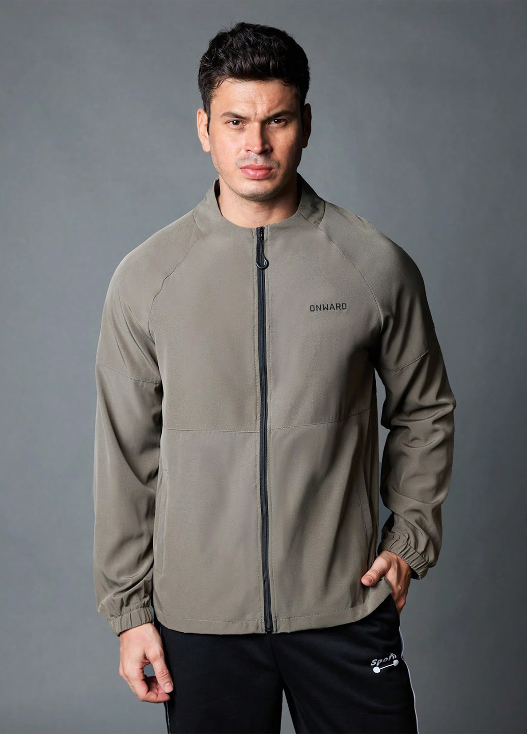 Сіра демісезонна куртка SHEIN