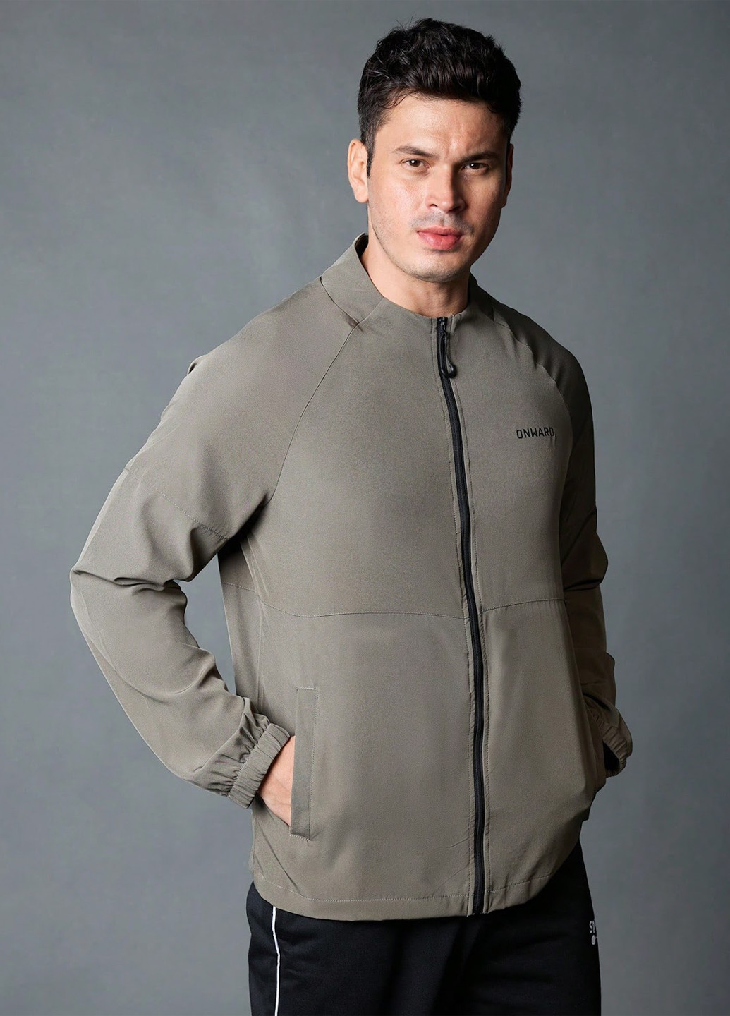 Сіра демісезонна куртка SHEIN