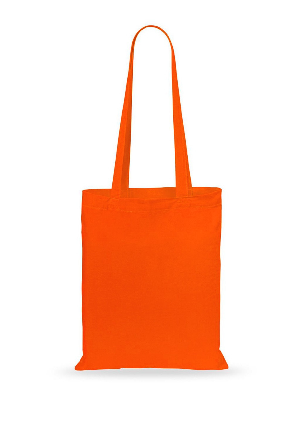 Эко-сумка шоппер из хлопка оранжевая Discover shopping (251272368)