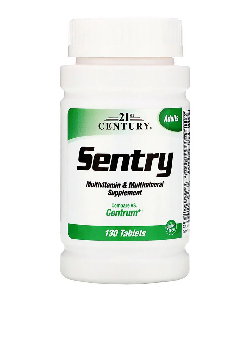 Мультивитаминная и мультиминеральная добавка, Sentry (130 таб.) 21st Century (251206319)