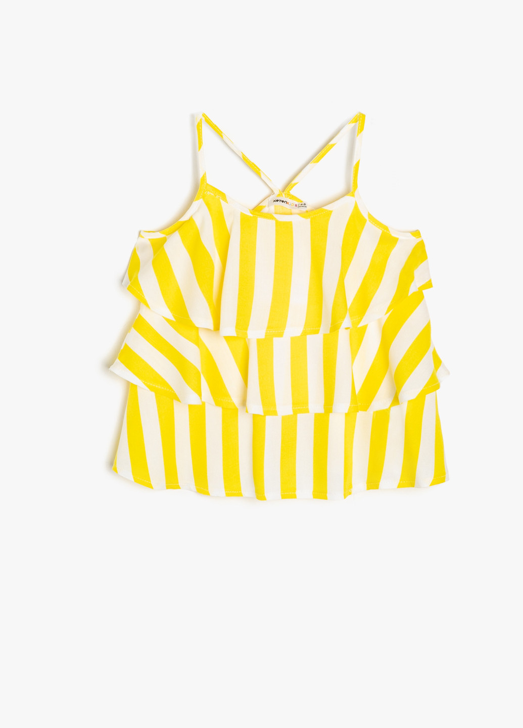 Желтая в полоску блузка KOTON летняя