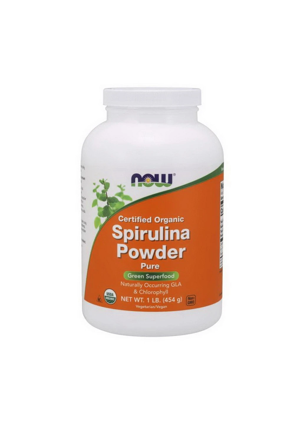 Спіруліна Organic Spirulina Powder (454 г) нау фудс Now Foods (255409480)