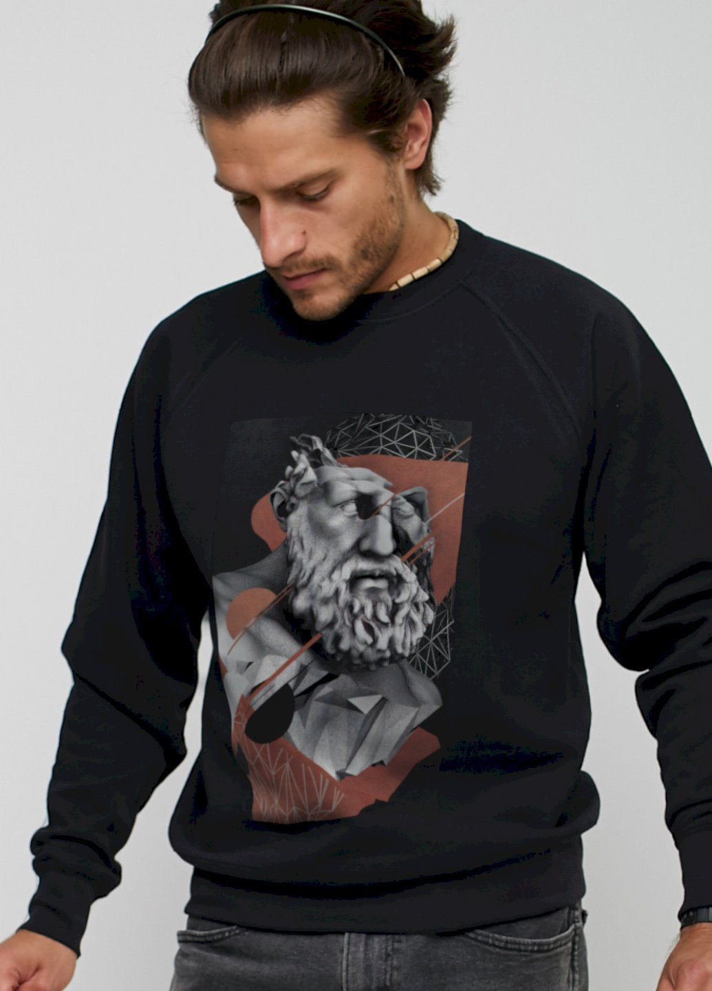 Черный свитшот мужской YAPPI (198688733)