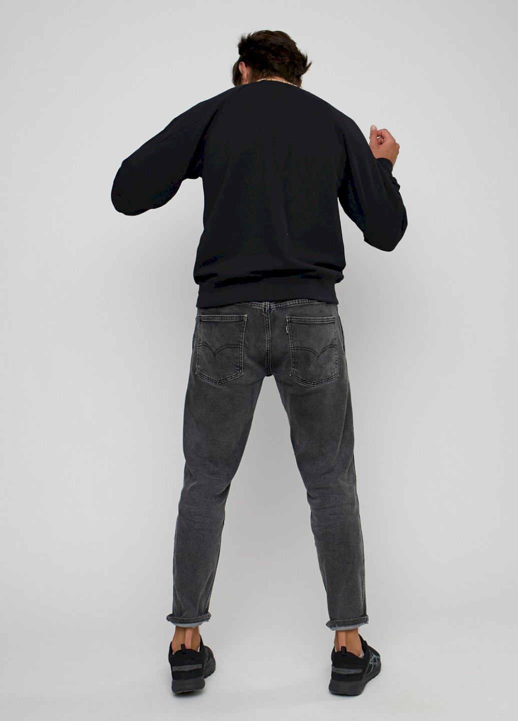 Черный свитшот мужской YAPPI (198688733)