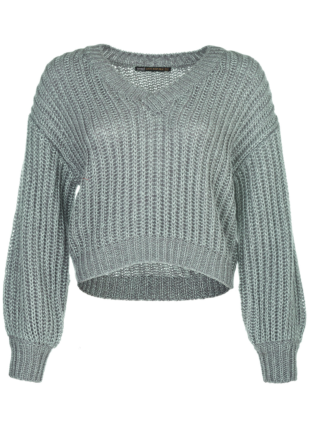 Мятный зимний джемпер пуловер LOVE REPUBLIC