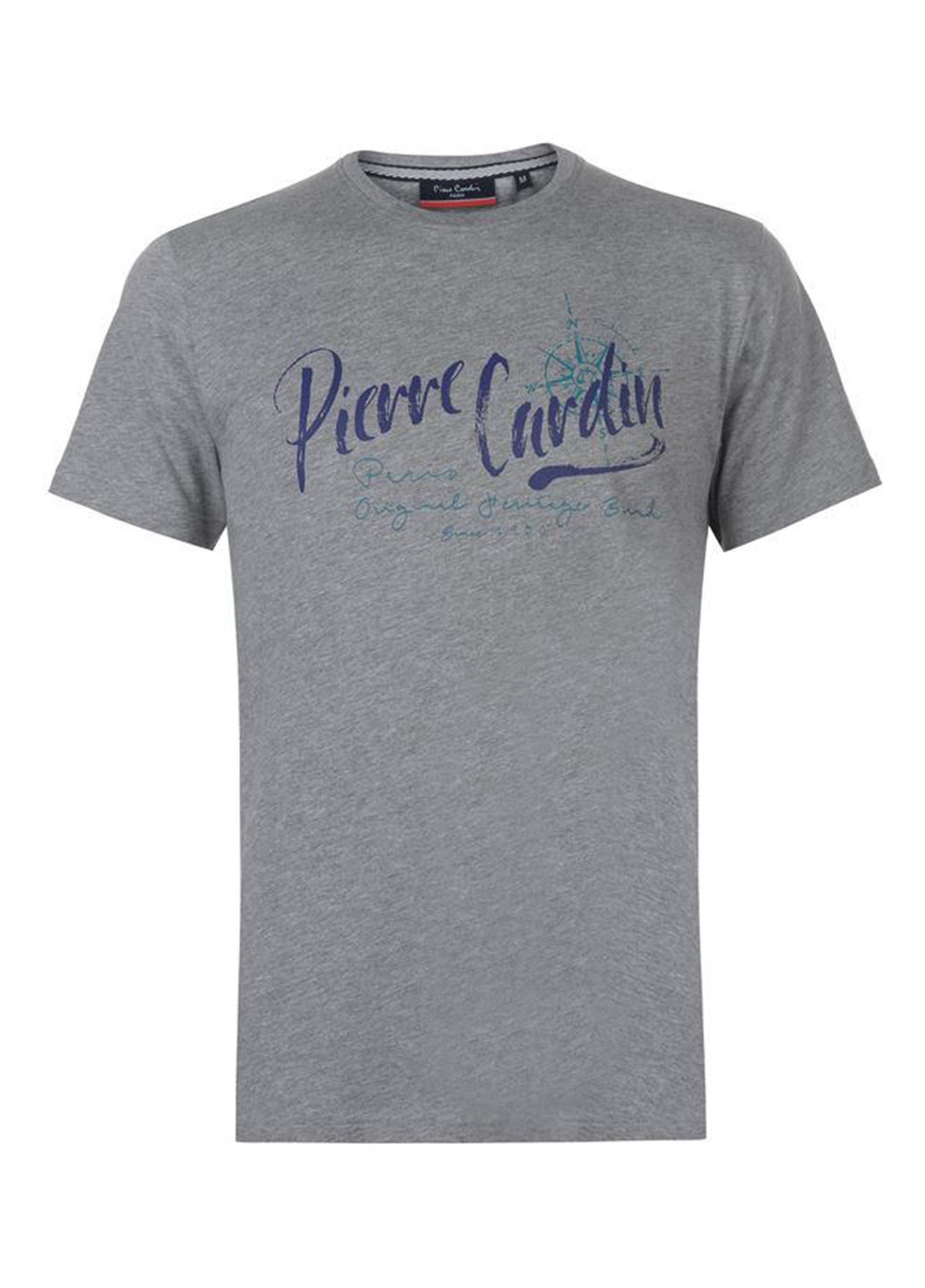 Темно-сіра футболка Pierre Cardin