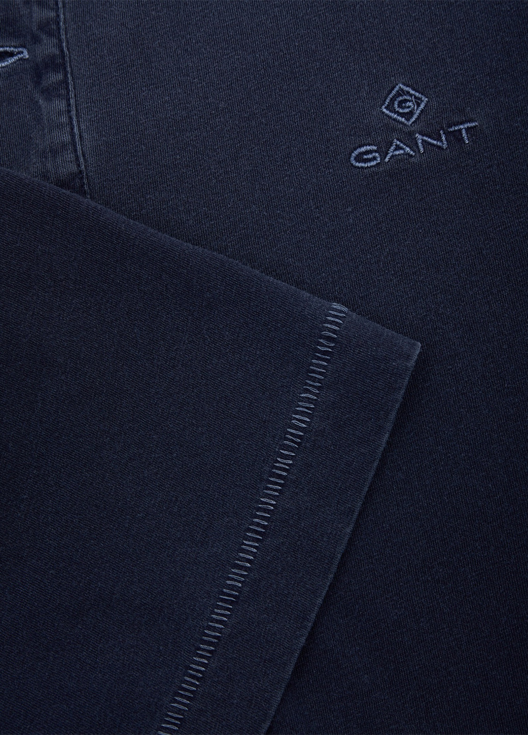Темно-синяя футболка-поло для мужчин Gant с логотипом