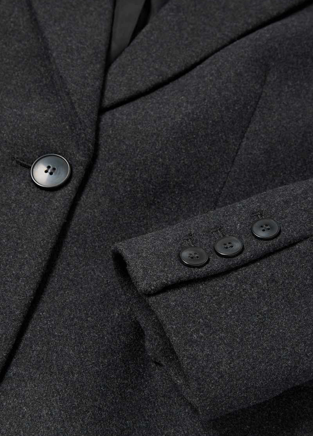 Темно-серое демисезонное Пальто однобортное C&A