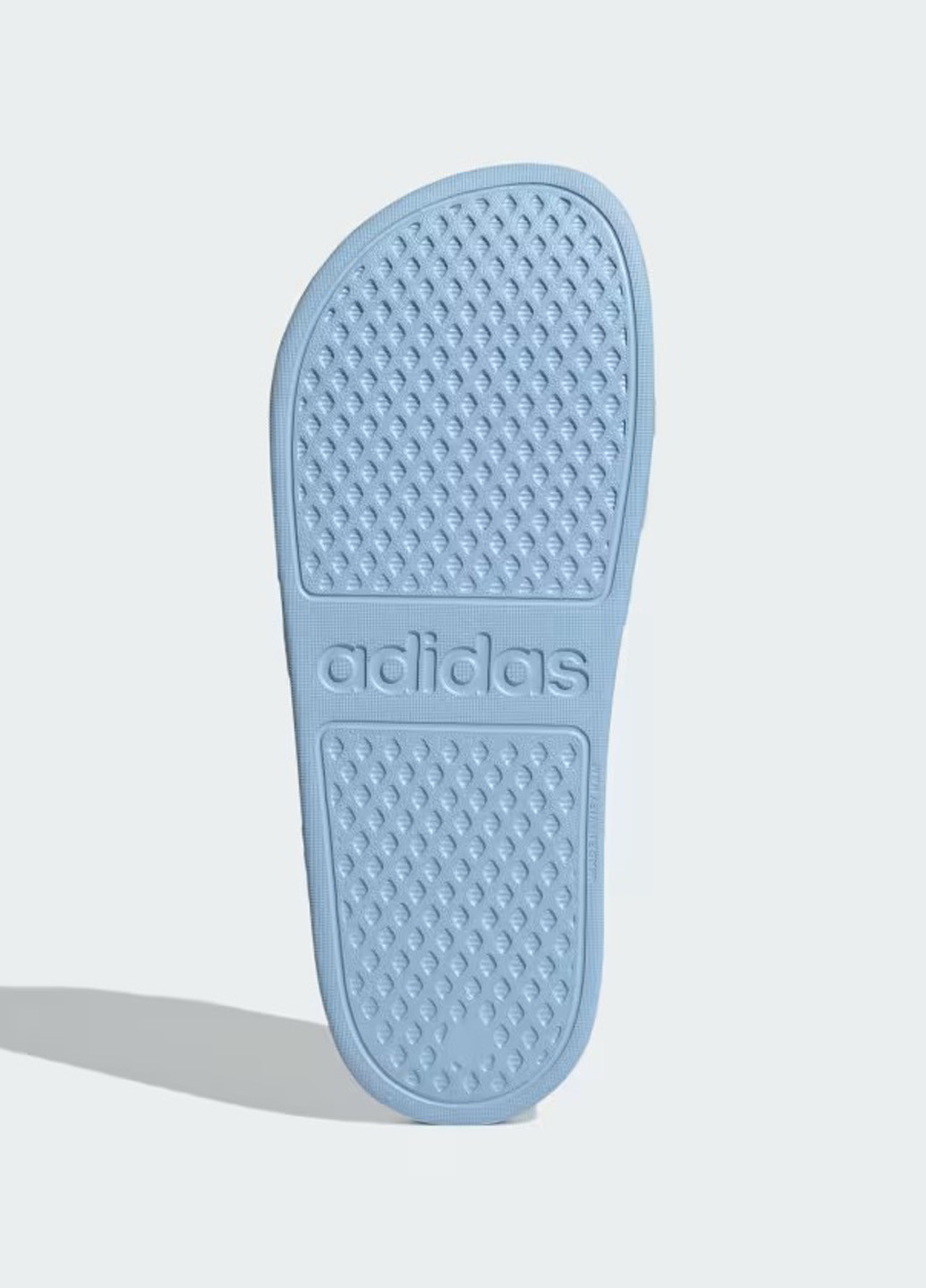 Голубые шлепанцы adidas