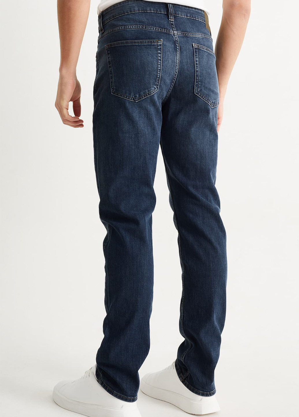 Синие демисезонные регюлар фит джинсы C&A