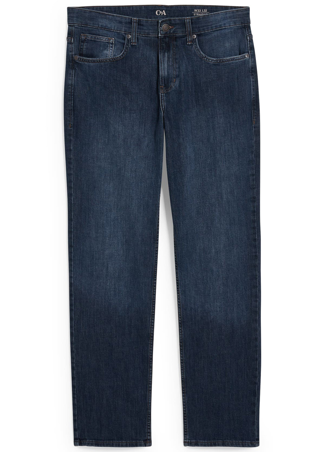 Синие демисезонные регюлар фит джинсы C&A