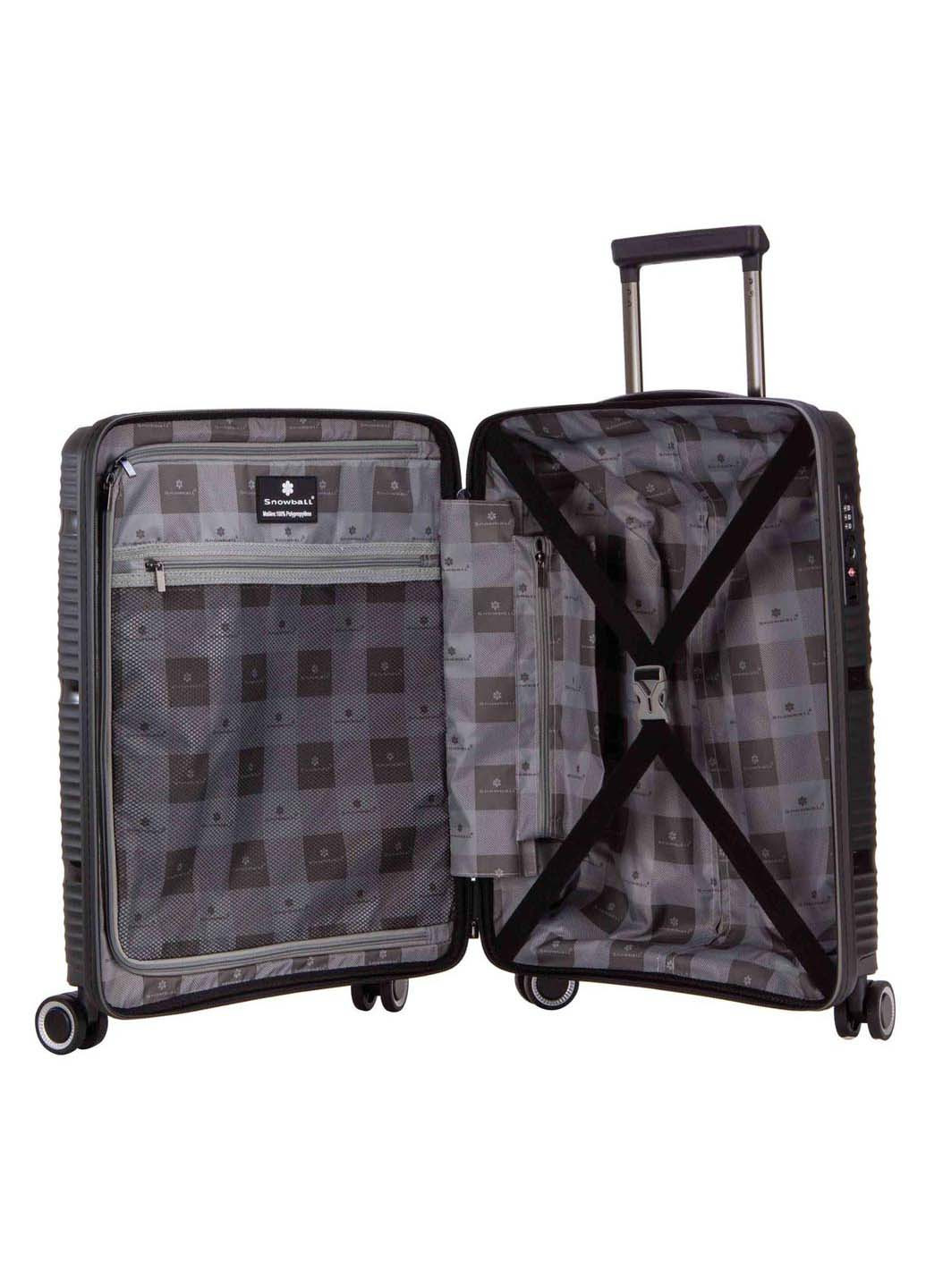 Валіза Малий S Ручна поклажа Поліпропілен 94103 35л 55х38х20см Snowball (254070619)