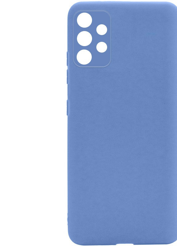 Силиконовый чехол Candy Full Camera для Samsung Galaxy A72 4G / A72 5G Голубой / Mist blue (is_00000048026_4) Epik (238478939)
