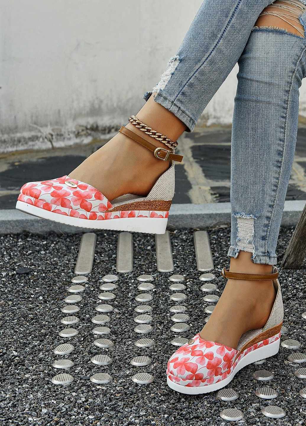 SHEIN Туфлі білий з поліуретан, китай — літо (330749759)