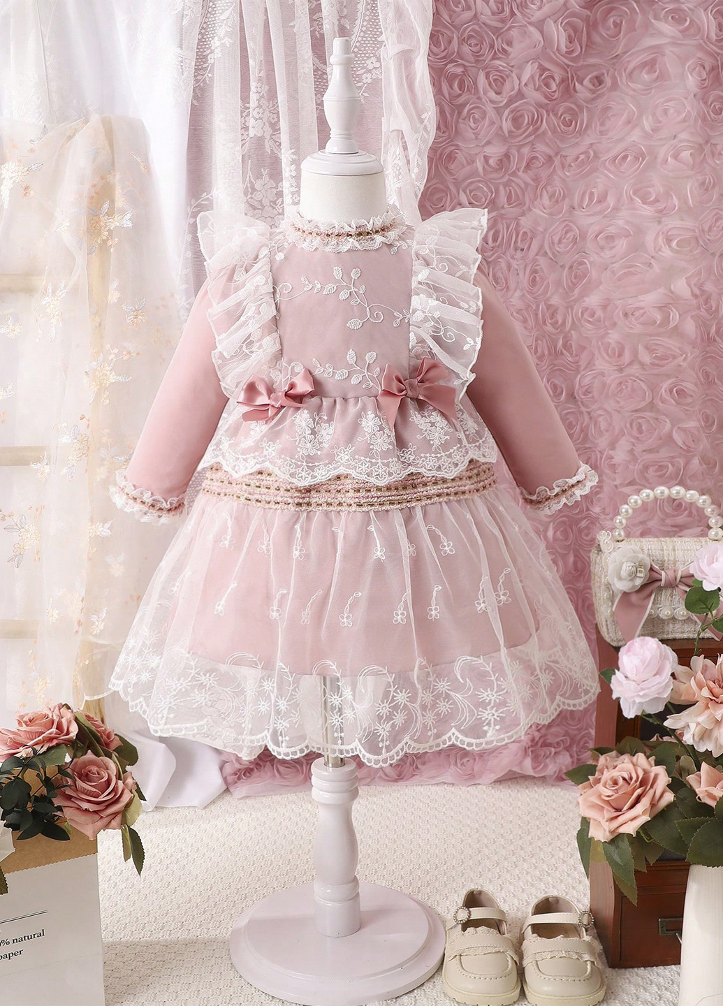 Світло-рожева сукня SHEIN (316752981)