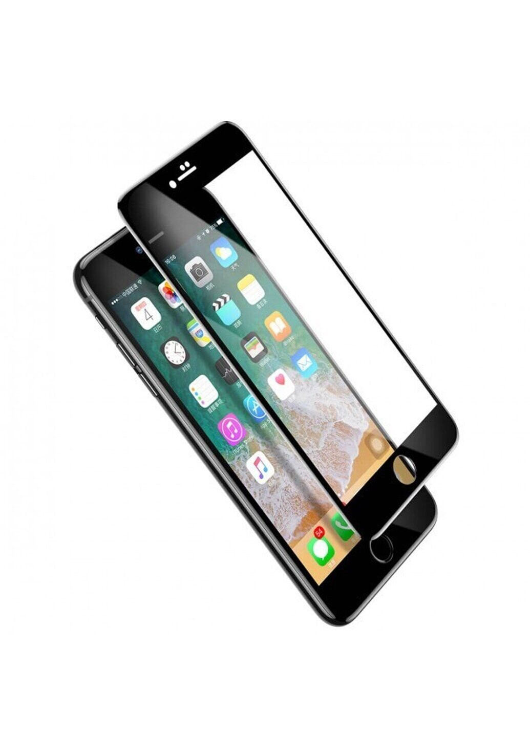 Стекло защитное для iPhone 7/8 Plus True 3D black Baseus (220512526)