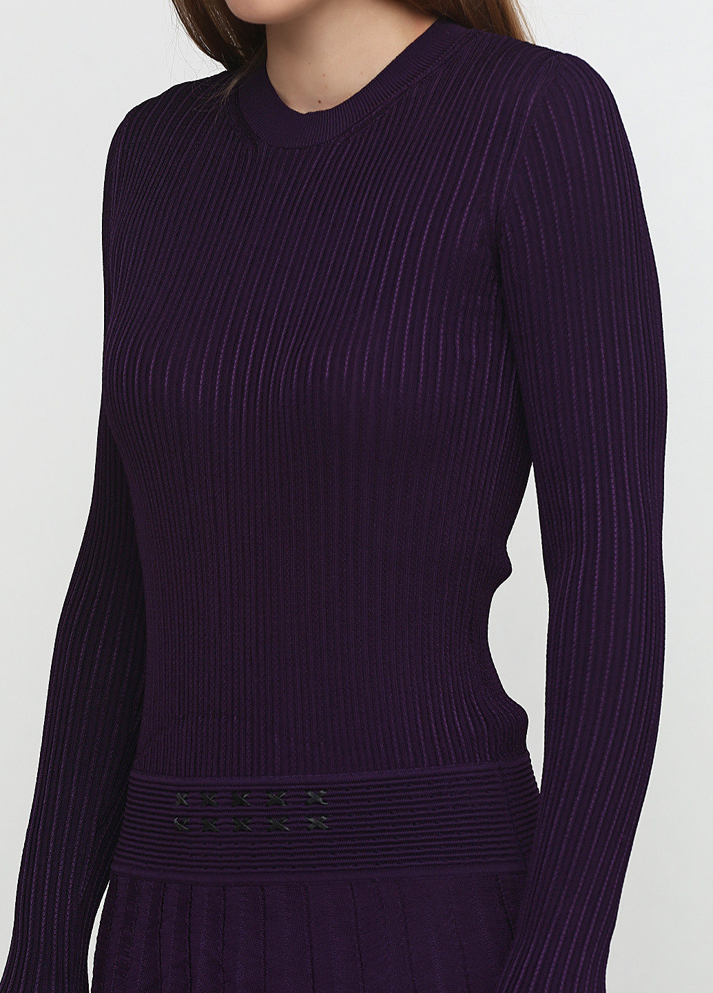 Фиолетовое кэжуал платье Ralph Lauren однотонное