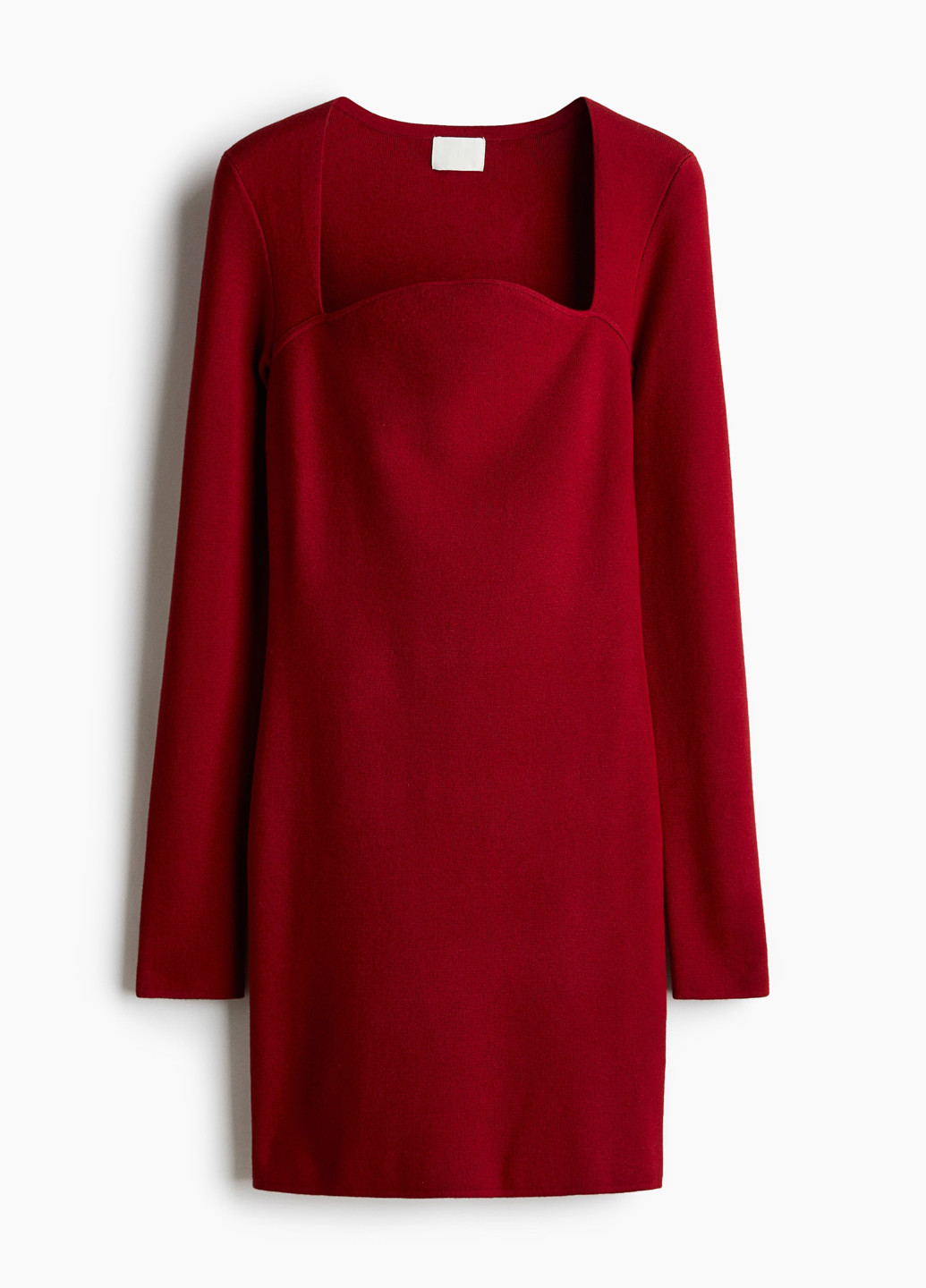 Бордова кежуал сукня H&M однотонна