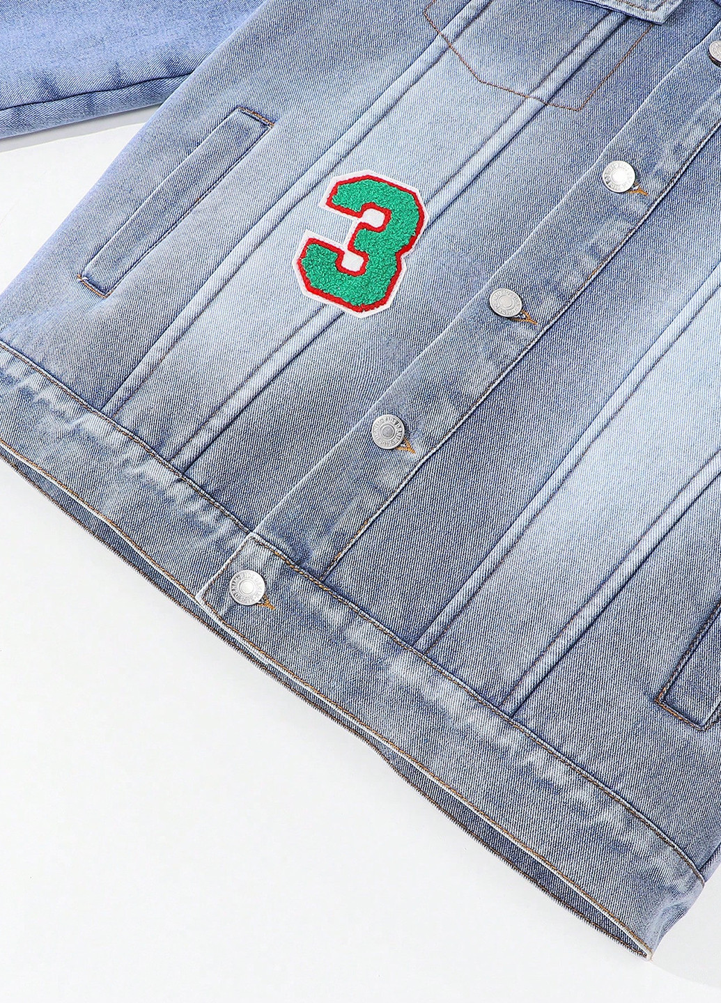 Блакитна демісезонна куртка SHEIN