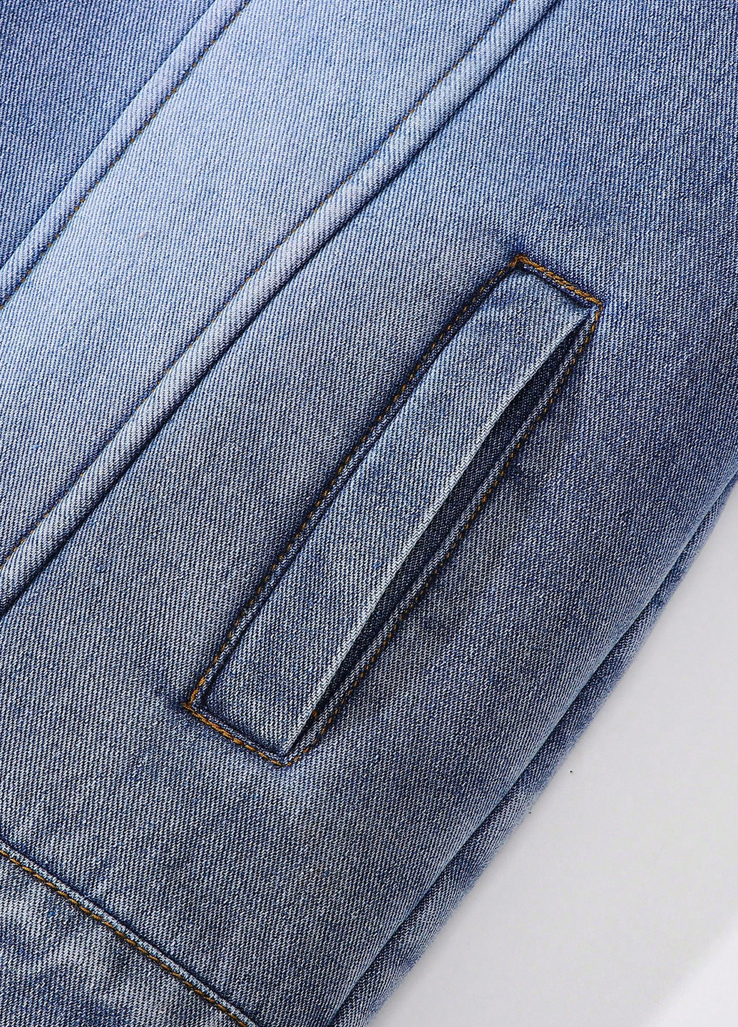 Блакитна демісезонна куртка SHEIN