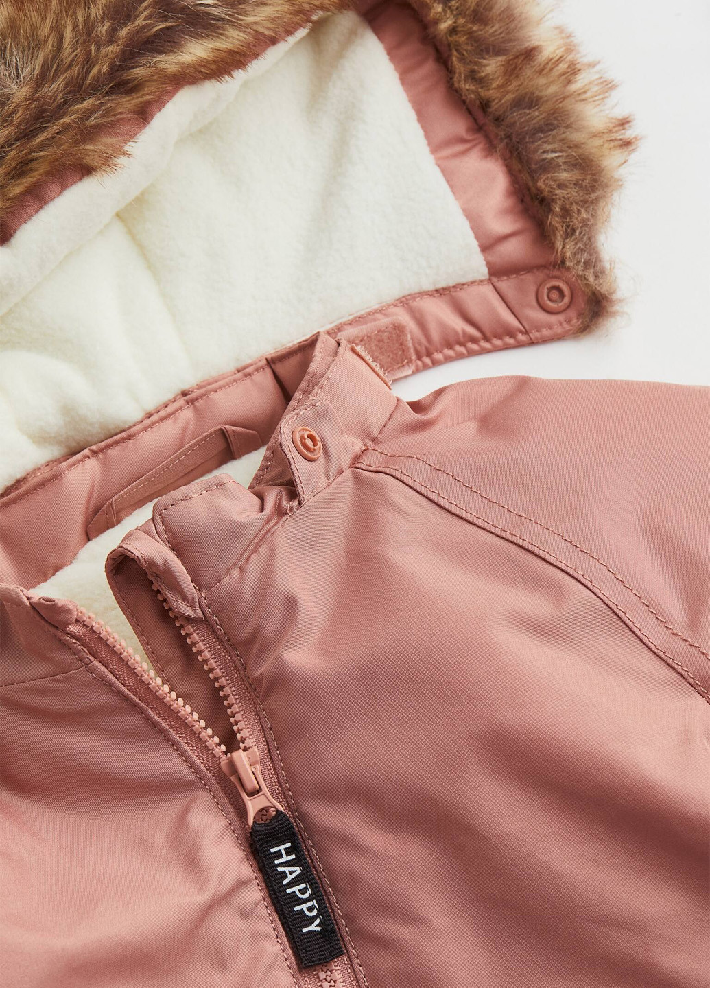 Темно-рожева демісезонна куртка H&M