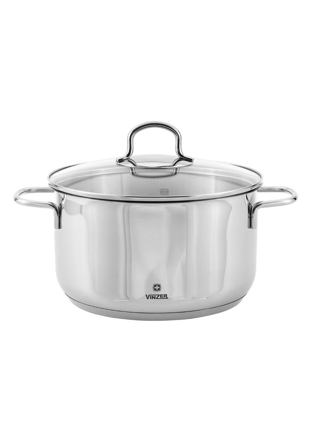 Кастрюля со стеклянной крышкой Techno VZ-89083 5.9 л Vinzer (253627342)